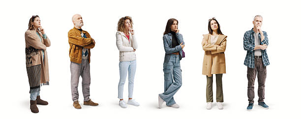 istock A Group of people standing and looking forward, 2205383304