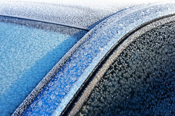 istock A frozen car in ice 2205385541