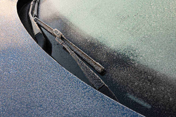istock A frozen car in ice 2205385583