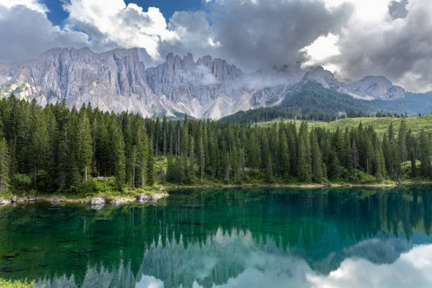 istock small alpine lake in the Dolomites 2205385717