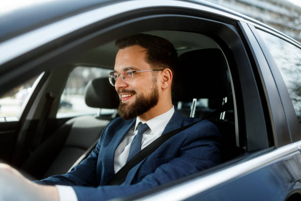 istock Businessman Driving Car 2205387565