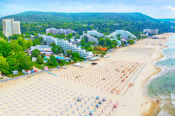 istock Aerial view of coastline in Bulgaria 2205389727