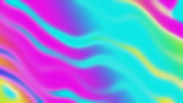 istock Colorful Abstract Liquid Wave - Pastel Pink, Blue, Yellow for Y2K, 90s Aesthetic 2205391166