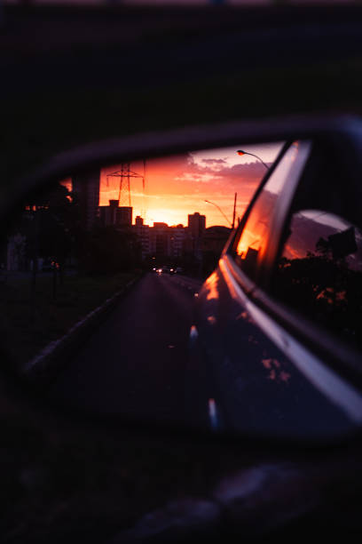 This moment was unic to cathc the sun light throug the mirror of my car