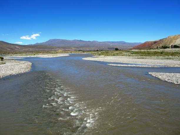 istock Provinces of Salta, Argentina. Flowing water river, 2205401199