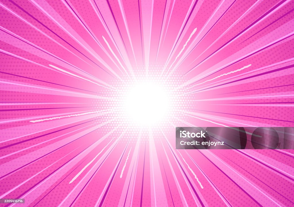 Pink Explosion Backround Pink Exploding Burst Background Stock Illustration - Download Image Now ...