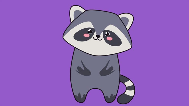 Little Racoon Drawing 10+ How To Draw A Raccoon Pic Stock Videos and Royalty-Free Footage ...