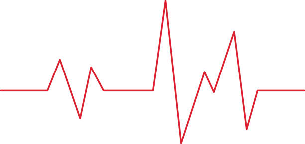 istock Heartbeat line icon isolated on white background. Ecg. Vector illustration. 2205437856