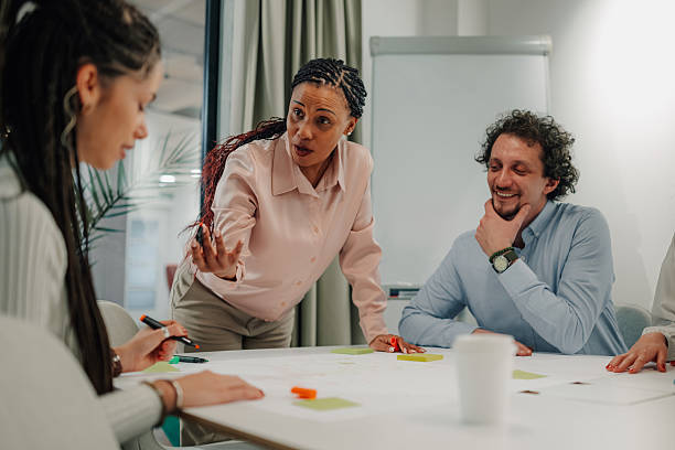 istock Business team collaborating on a project during a meeting 2205441225