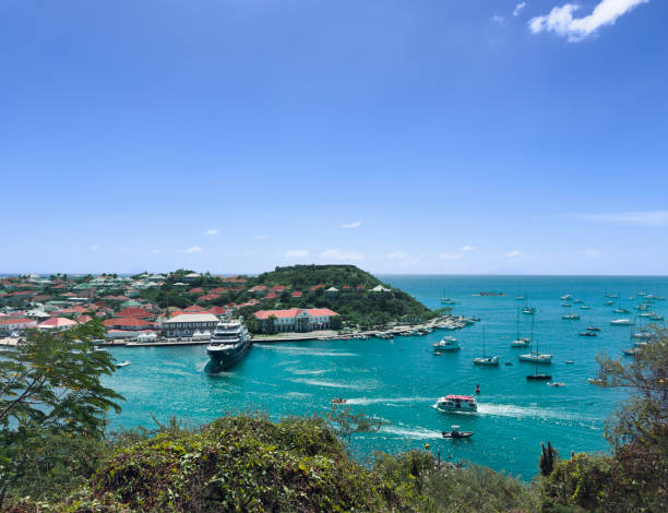 Saint Barthélemy, a French-speaking Caribbean island, commonly known as St. Bart’s is known for its white-sand beaches, luxury accommodations, and high-end designer shops. The capital, Gustavia, encircling a yacht-filled harbor, has many restaurants. Perched above the town is the 17th-century Fort Karl.