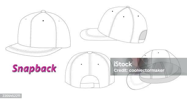 Snapback Size Set Of Snapback Dimensions Various Hat Dimensions Design And Structure ...