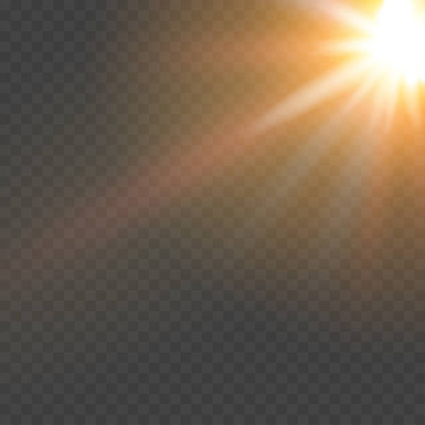 Sunlight Burst with Radiating Rays. Vector illustration