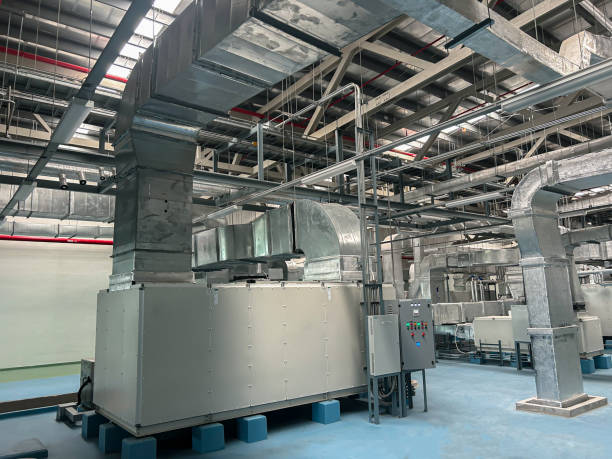 istock Air conditioning of buildings. Background 2205472305