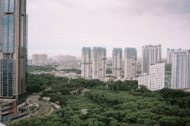 istock Dense greenery meets modern architecture Jakarta cityscape skyline 2205473278