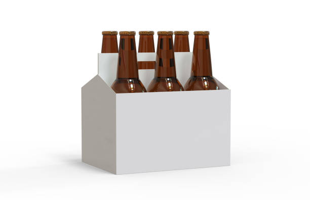 istock 6 pack beer bottles carrier mockup 2205475094