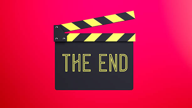 istock 3D Clapboard The End Movie Finale Concept 2205484409