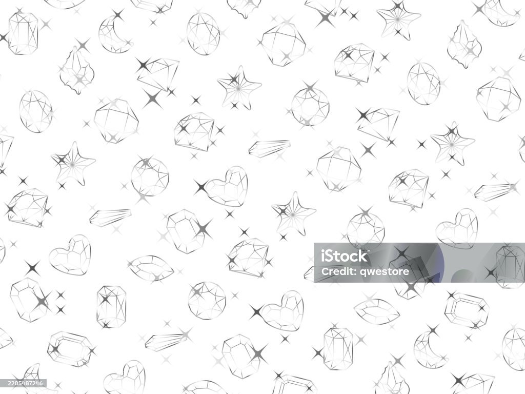 Cut Glass Pattern 2 Silver Stock Illustration - Download Image Now ...