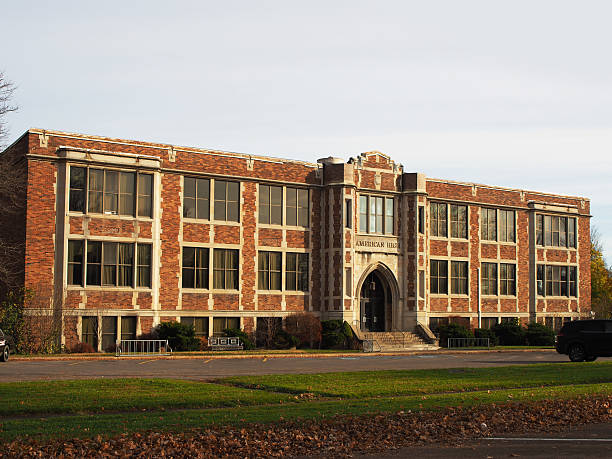 Tyler TX - December 30, 2024: Tyler Junior College Building Located in Tyler Texas
