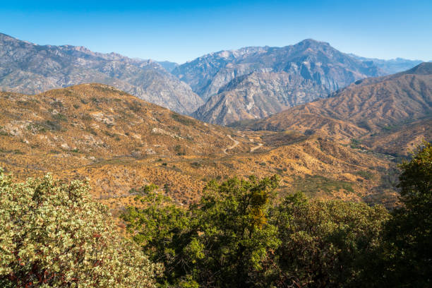 Mountain Landscape - Views through Sequoia & King Canyon National Parks in California, USA