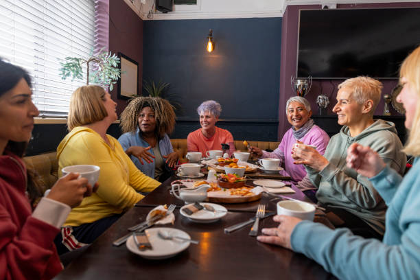 istock Joyful Women Lunch Meet-Up 2205501142