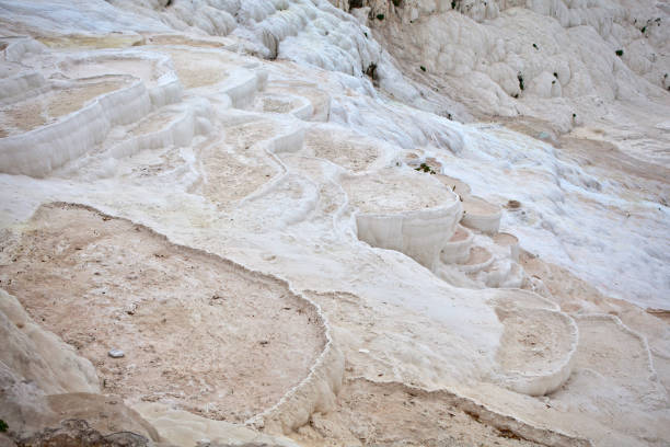 Pamukkale TravertinesPamukkale is a place where white texture, healing waters and history come together. Tourist attraction, historical structures from the Hellenistic and Roman periods. On the World Heritage List