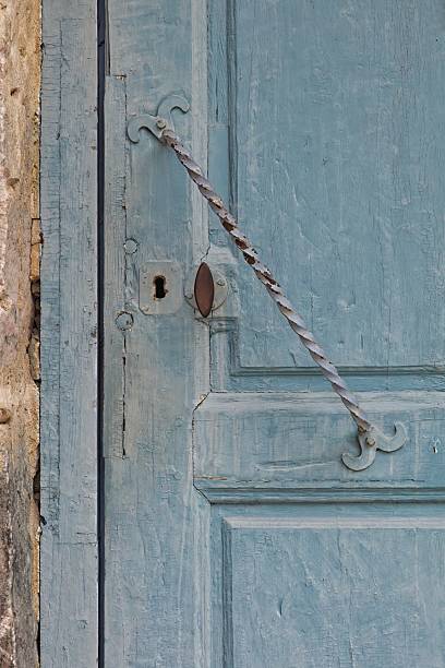 istock Closeup of old door handle. 2205509019