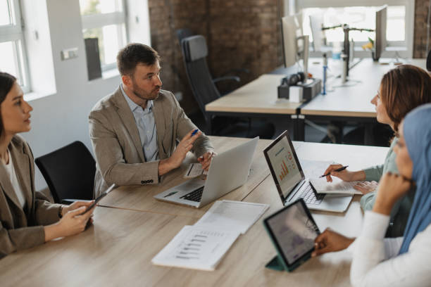 istock Discussing Business Strategy in a Modern Office 2205511318