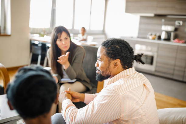 istock Meeting Discussion in Modern Home Office 2205511442