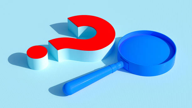 istock Question Mark Magnifying Glass Illustration: Research and Discovery 2205514296