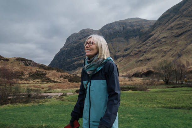 istock Woman at Clachaig, Glencoe, Scotland. 2205515569