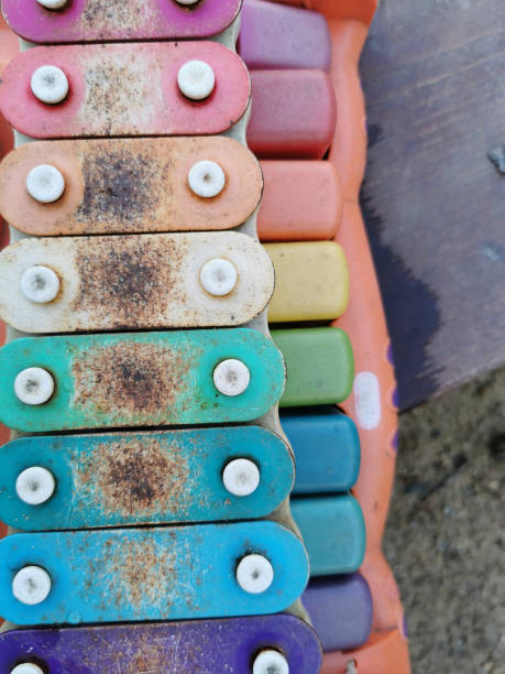 color xylophone instrument as nice music background