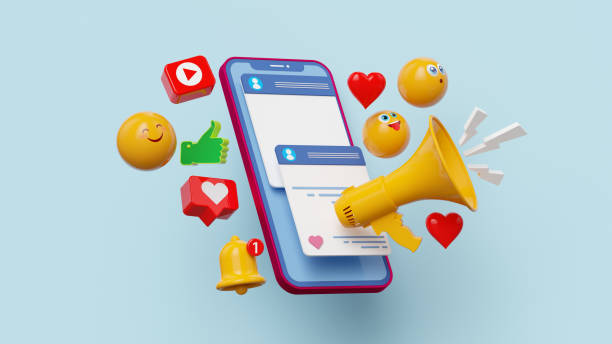 istock Smartphone Social Media Illustration: Digital Communication 2205519395