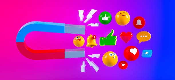 Social Media Engagement Illustration