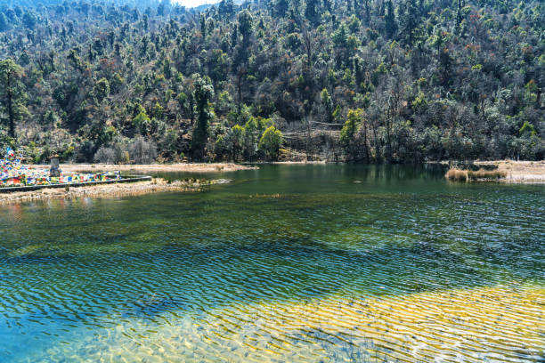 istock panoramic view of Mountain lake 2205525825