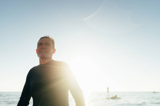 istock Senior man enjoys swimming 2205530538