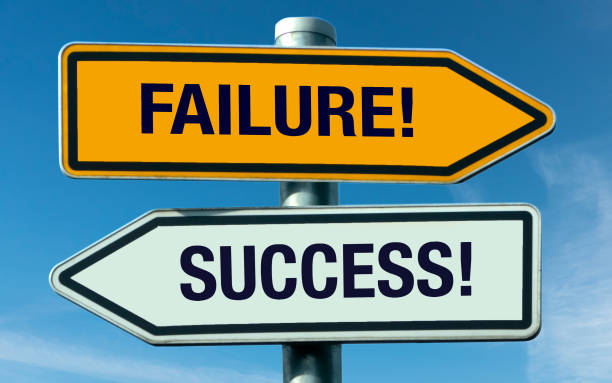 Decision Signpost – 'Failure' and 'Success' Directional Arrows