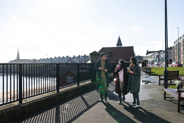 istock Conversation and Ice Cream with Family 2205535338