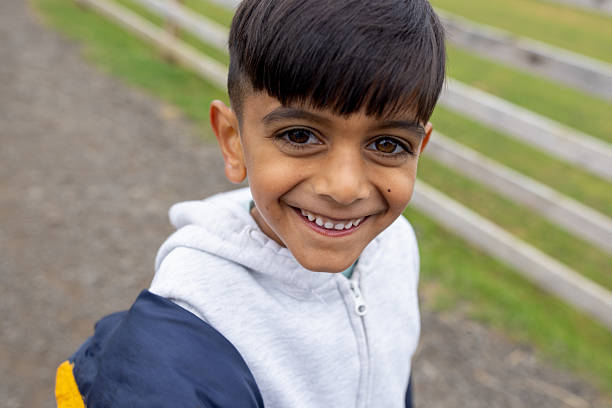 istock Happy Boy on His First Trip to The Zoo 2205539073
