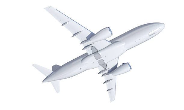 istock White passenger airplane flying in the sky 2205539740