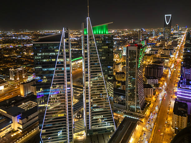 istock Night Cityscape of Riyadh Skyline 2205541737