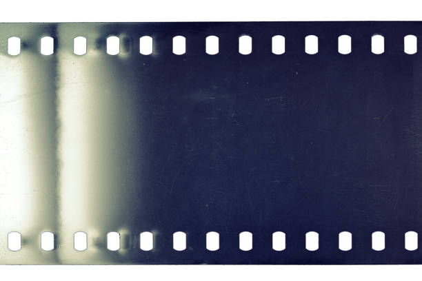 istock Dusty and grungy 35mm film texture or surface 2205550069