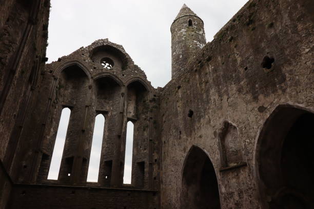 Ruins of an Abbey just down the hill from the Rock of Cashel in Tipperary county, Ireland.