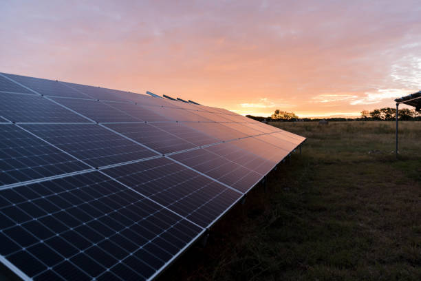istock Sunset Solar Panels: Clean Energy at Golden Hour 2205558806