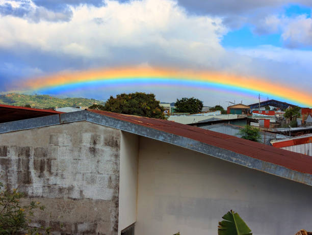 Rainbow over Mountains near Alajuela Costa Rica