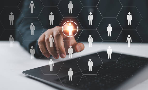 istock Idea for customer behavior, buyer persona, target customer Marketing plans and tactics Personalization of marketing, customer-centric strategies Working on a computer to research potential consumers. 2205572796