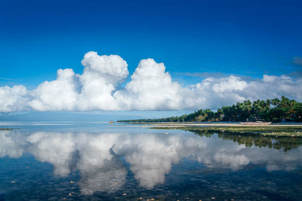 Cloud reflections Lake Michigan Chicago
