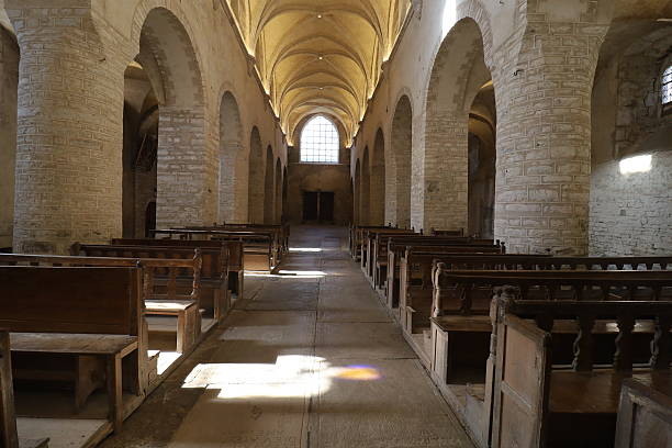 istock Baume les Messieurs - Saint-Pierre church 2205577441