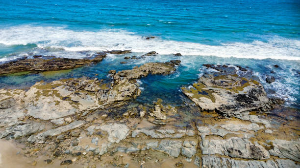istock A rocky beach, seen from above 2205578825