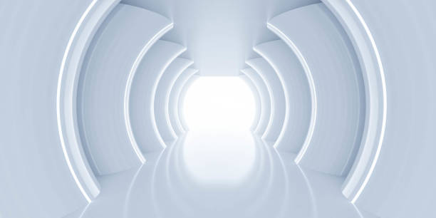 istock A White Room With a Light at the End 3d render illustration 2205588287