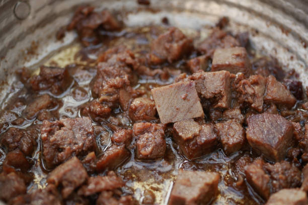 Savory Beef Stew With Tender Meat Chunks in Rich Gravy